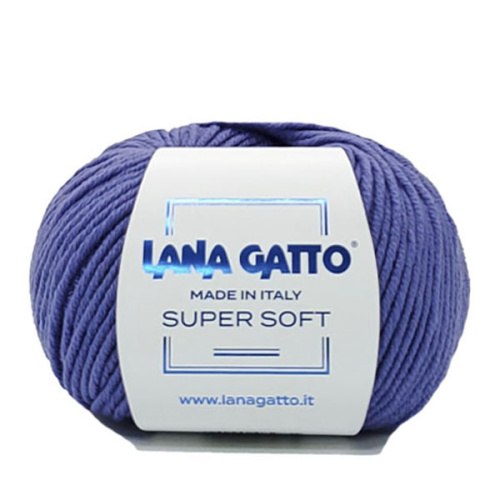 Пряжа Лана Гатто Супер Софт (Lana Gatto Super Soft) 14598 сине-фиолетовый