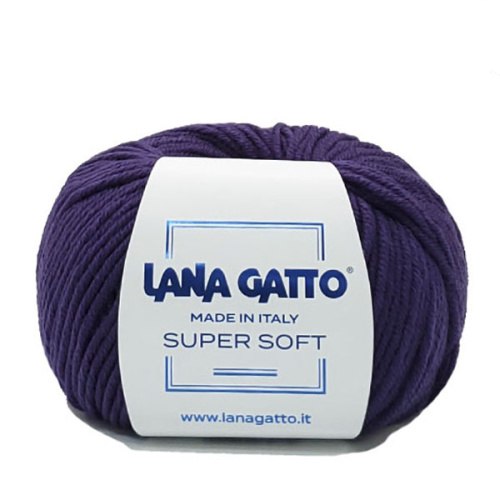 Пряжа Лана Гатто Супер Софт (Lana Gatto Super Soft) 14600 сливовый