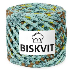 Трикотажная пряжа Бисквит (BISKVIT) цвет Мятный шоколад