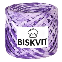 Трикотажная пряжа Бисквит (BISKVIT) цвет Лиловое саше