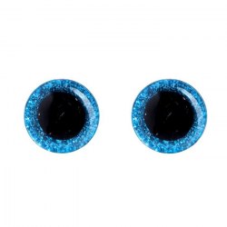 Глазки для игрушек на безопасном креплении цвет голубой 2 шт. 1.4 см. арт. 4312216