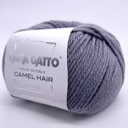 Пряжа Лана Гатто Кэмэл Хэйр (Lana Gatto Camel Hair) 5407 стальной