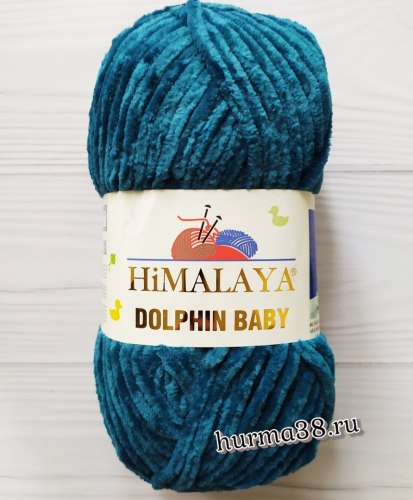 Пряжа Гималая Долфин Беби (Himalaya Dolphin Baby) 80348 петроль
