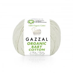 Пряжа Газзал Органик Беби Коттон (Gazzal Organic Baby Cotton) 436 молочный