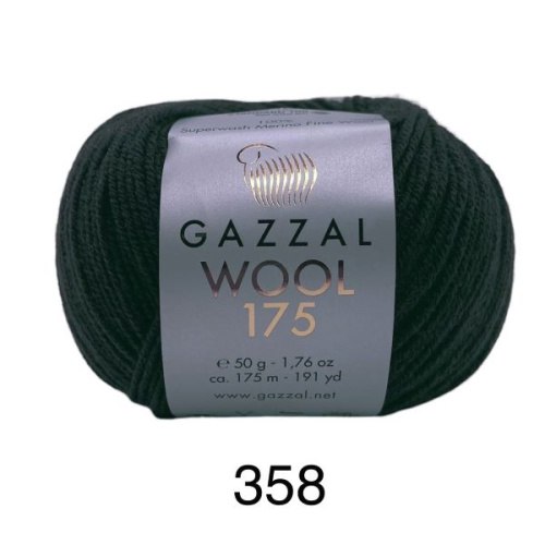 Пряжа Газзал Вул 175 (Gazzal Wool 175) 358