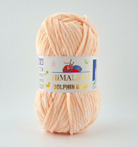 Пряжа Гималая Долфин Беби (Himalaya Dolphin Baby) 80333 абрикос
