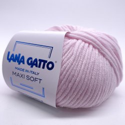 Пряжа Лана Гатто Макси Софт (Lana Gatto Maxi Soft) 13210 нежно-розовый