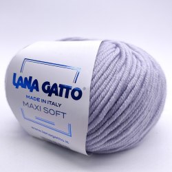 Пряжа Лана Гатто Макси Софт (Lana Gatto Maxi Soft) 12504 светло-серый