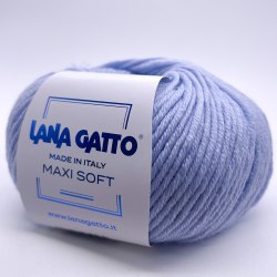Пряжа Лана Гатто Макси Софт (Lana Gatto Maxi Soft) 12260 нежно-голубой