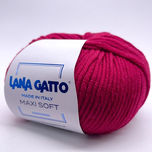 Пряжа Лана Гатто Макси Софт (Lana Gatto Maxi Soft) 12246 красный