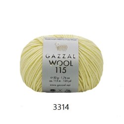 Пряжа Газзал Вул 115 (Gazzal Wool 115) 3314