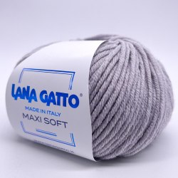 Пряжа Лана Гатто Макси Софт (Lana Gatto Maxi Soft) 20439 светло-серый