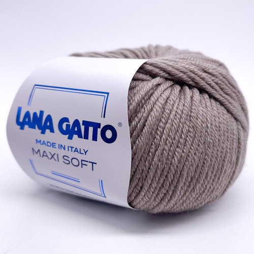 Пряжа Лана Гатто Макси Софт (Lana Gatto Maxi Soft) 14560 пыльный бежевый