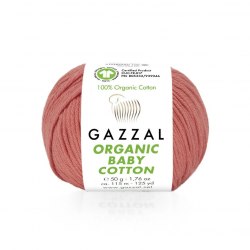 Пряжа Газзал Органик Беби Коттон (Gazzal Organic Baby Cotton) 419 коралл
