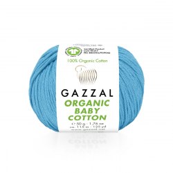 Пряжа Газзал Органик Беби Коттон (Gazzal Organic Baby Cotton) 424 бирюза