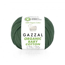 Пряжа Газзал Органик Беби Коттон (Gazzal Organic Baby Cotton) 427 изумруд