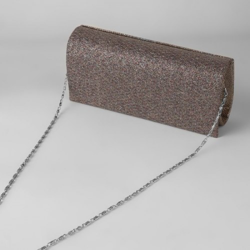 Цепочка для сумки с карабинами, алюминиевая, 120 см, цвет серебряный арт. 3636028