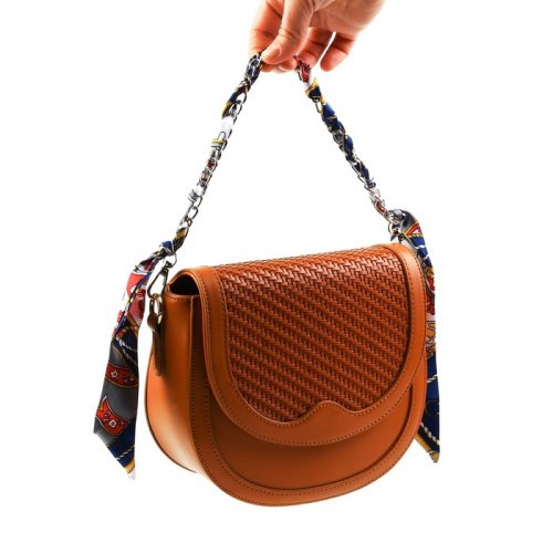 Цепочка с платком для сумки, с карабинами, 9 × 14 мм, 40 см, цвет синий/золотой арт. 9358340