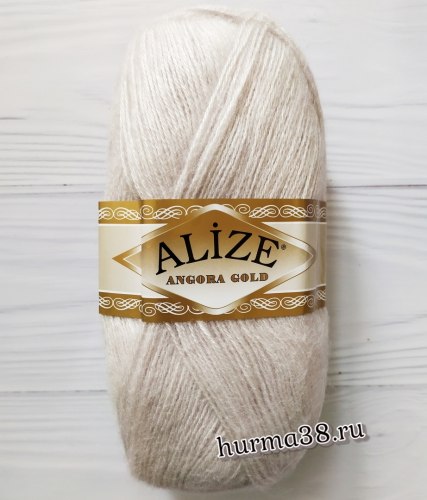 Пряжа Ализе Ангора Голд (Alize Angora Gold) 168 белая зима