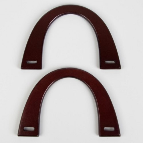 Ручки для сумки деревянные, 11 × 16,5 см, цвет коричневый арт. 4583474
