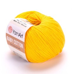 Пряжа Ярнарт Бейби Коттон (YarnArt Baby Cotton) 432 желток