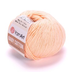 Пряжа Ярнарт Бейби Коттон (YarnArt Baby Cotton) 411 светлый персик
