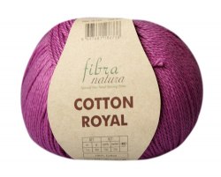 Пряжа Фибра Натура Коттон Роял (Fibra Natura Cotton Royal) 18-728 малиновый