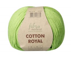 Пряжа Фибра Натура Коттон Роял (Fibra Natura Cotton Royal) 18-709 салатовый