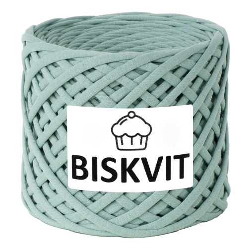 Трикотажная пряжа Бисквит (BISKVIT) цвет Мятное суфле