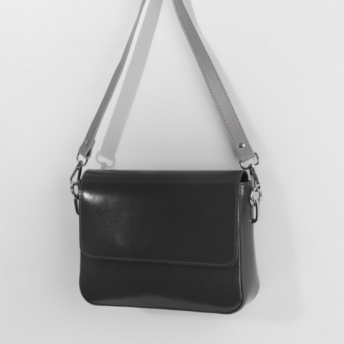 Ручка для сумки, с карабинами, 60 ± 1 см × 2 см, цвет серый арт. 9327028