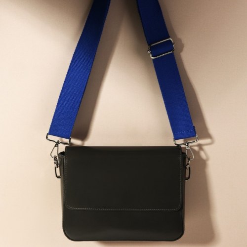 Ручка для сумки, стропа, 140 × 3,8 см, цвет синий арт. 9327035