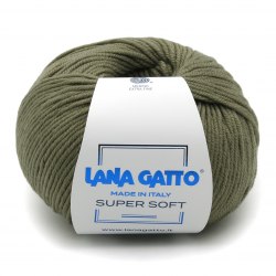 Пряжа Лана Гатто Супер Софт (Lana Gatto Super Soft) 13757 полынь