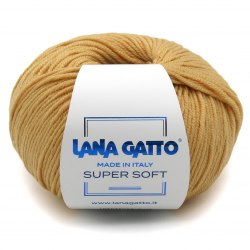 Пряжа Лана Гатто Супер Софт (Lana Gatto Super Soft) 14086 имбирное печенье