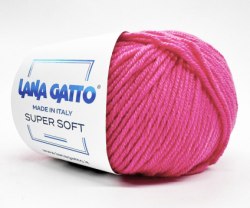 Пряжа Лана Гатто Супер Софт (Lana Gatto Super Soft) 14446 розовая гвоздика