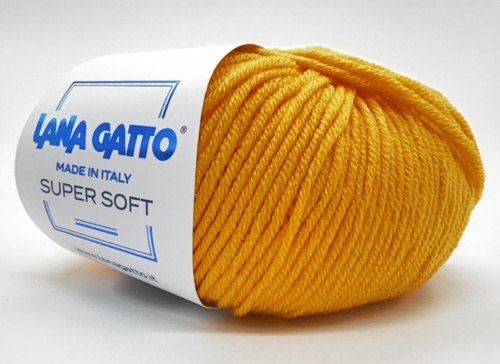 Пряжа Лана Гатто Супер Софт (Lana Gatto Super Soft) 14643 желток
