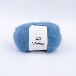 Пряжа Инфинити Силк Мохер (Infinity Silk Mohair) 6052 синий джинс