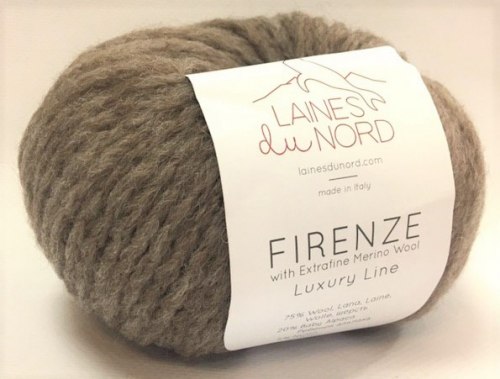 Пряжа Laines Du Nord Firenze 4 коричневый