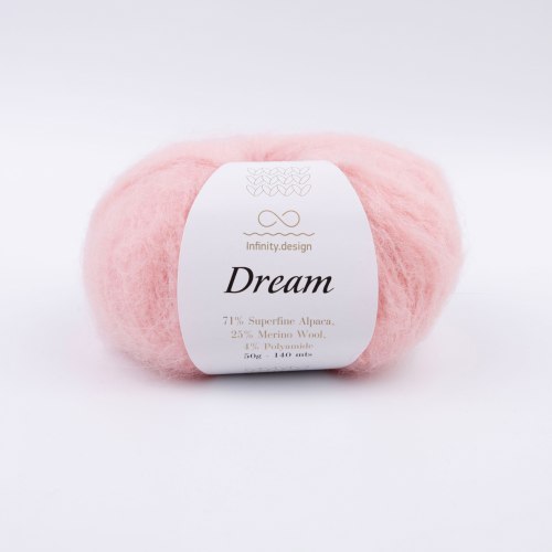 Пряжа Инфинити Дрим (Infinity Dream) 3511 пудрово-розовый
