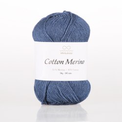 Пряжа Инфинити Коттон Мерино (Infinity Cotton Merino) 5864 синий