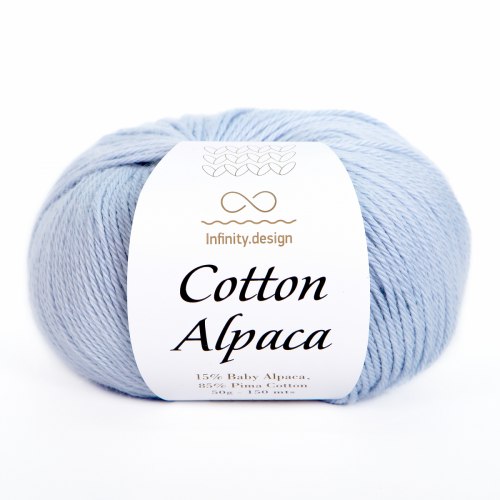 Пряжа Инфинити Коттон Альпака (Infinity Cotton Alpaca) 5930 пыльно-голубой