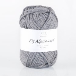 Пряжа Инфинити Биг Альпака Вул (Infinity Big Alpaca Wool) 1053 тёмно-серый