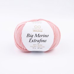 Пряжа Инфинити Биг Мерино Экстрафайн (Infinity Big Merino Extrafine) 3511 пудрово-розовый