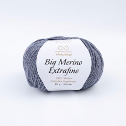 Пряжа Инфинити Биг Мерино Экстрафайн (Infinity Big Merino Extrafine) 1042 серый