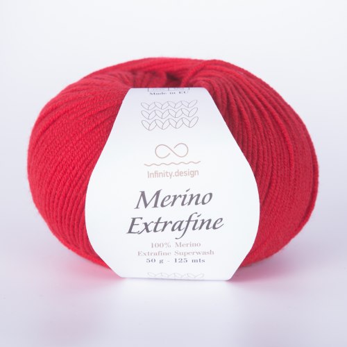 Пряжа Инфинити Мерино Экстрафайн (Infinity Merino Extrafine) 4219 красный
