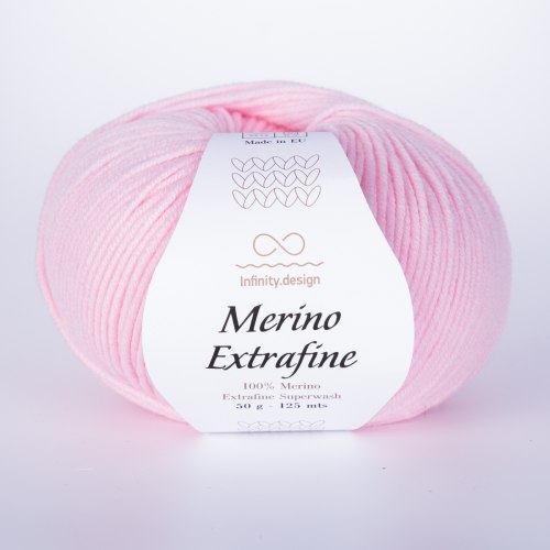 Пряжа Инфинити Мерино Экстрафайн (Infinity Merino Extrafine) 3911 светло-розовый
