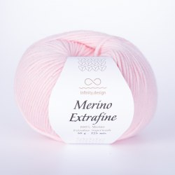 Пряжа Инфинити Мерино Экстрафайн (Infinity Merino Extrafine) 3511 светло-пудрово-розовый