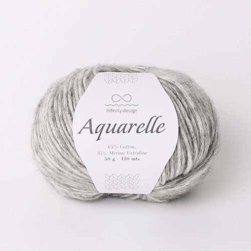 Пряжа Инфинити Акварель (Infinity Aquarelle) 1032 светло-серый