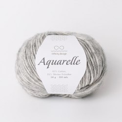 Пряжа Инфинити Акварель (Infinity Aquarelle) 1032 светло-серый