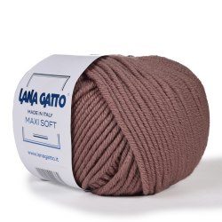 Пряжа Лана Гатто Макси Софт (Lana Gatto Maxi Soft) 14624 розовое какао