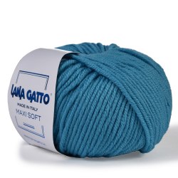 Пряжа Лана Гатто Макси Софт (Lana Gatto Maxi Soft) 14607 небесно-голубой